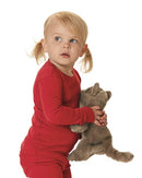 Rabbit Skins - Toddler Baby Rib Long Sleeve Pajama Top - 201Z