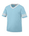 Augusta Sportswear - V-Neck Jersey with Striped Sleeves - 360