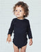 Rabbit Skins - Infant Long Sleeve Baby Rib Bodysuit - 4411