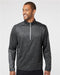 Adidas - Brushed Terry Heathered Quarter-Zip Pullover - A284