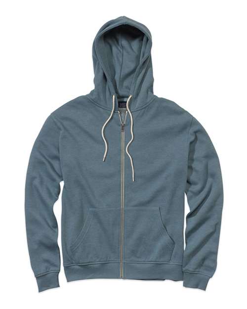 MV Sport - Retro Heather Full-Zip Hooded Sweatshirt - 2349