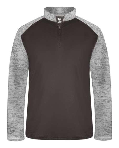 Badger - Sport Tonal Blend Quarter-Zip Pullover - 4177