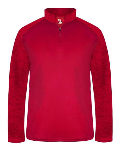 Badger - Sport Tonal Blend Quarter-Zip Pullover - 4177