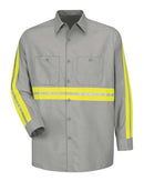 Red Kap - Industrial Enhanced-Visibility Long Sleeve Work Shirt - SP14E