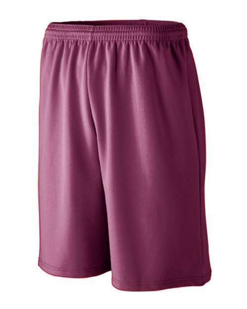 Augusta Sportswear - Longer Length Wicking Mesh Athletic Shorts - 802