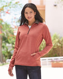 J. America - Women’s Omega Stretch Quarter-Zip Pullover - 8433