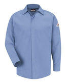 Bulwark - Concealed-Gripper Pocketless Work Shirt - SLS2