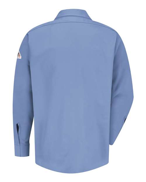 Bulwark - Concealed-Gripper Pocketless Work Shirt Long Sizes - SLS2L