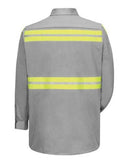 Red Kap - Enhanced Visibility Long Sleeve Cotton Work Shirt - SC30E