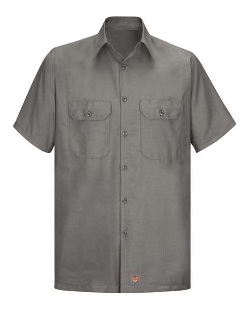 Red Kap - Ripstop Short Sleeve Work Shirt Long Sizes - SY60L