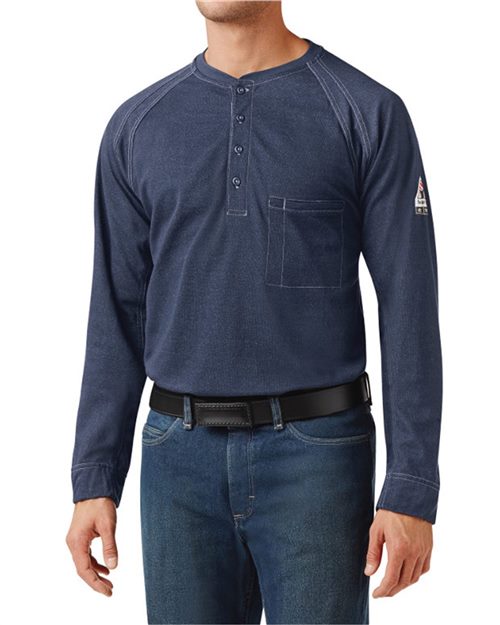 Bulwark - Long Sleeve Henley - QT20