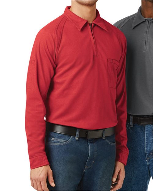 Bulwark - Long Sleeve Polo Long Sizes - QT12L