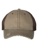 Mega Cap - Herringbone Trucker Cap - 6990