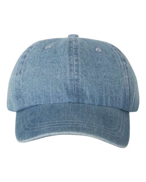 Mega Cap - Washed Denim Cap - 7610