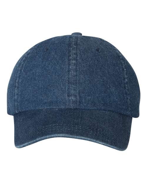 Mega Cap - Washed Denim Cap - 7610