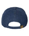 Mega Cap - Washed Denim With Suede Bill Cap - 7611