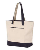 Q-Tees - 19L Zippered Tote - Q1300