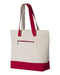 Q-Tees - 19L Zippered Tote - Q1300