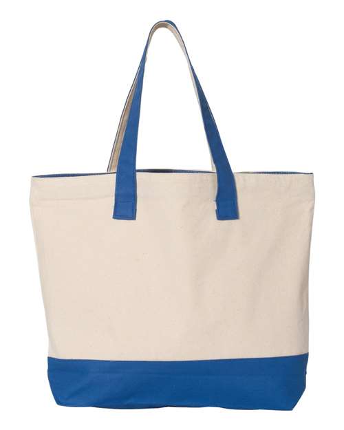 Q-Tees - 19L Zippered Tote - Q1300