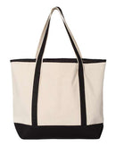 Q-Tees - 34.6L Large Canvas Deluxe Tote - Q1500