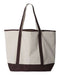 Q-Tees - 34.6L Large Canvas Deluxe Tote - Q1500