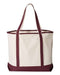 Q-Tees - 34.6L Large Canvas Deluxe Tote - Q1500