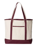 Q-Tees - 34.6L Large Canvas Deluxe Tote - Q1500