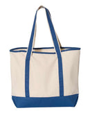 Q-Tees - 34.6L Large Canvas Deluxe Tote - Q1500