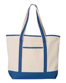 Q-Tees - 34.6L Large Canvas Deluxe Tote - Q1500