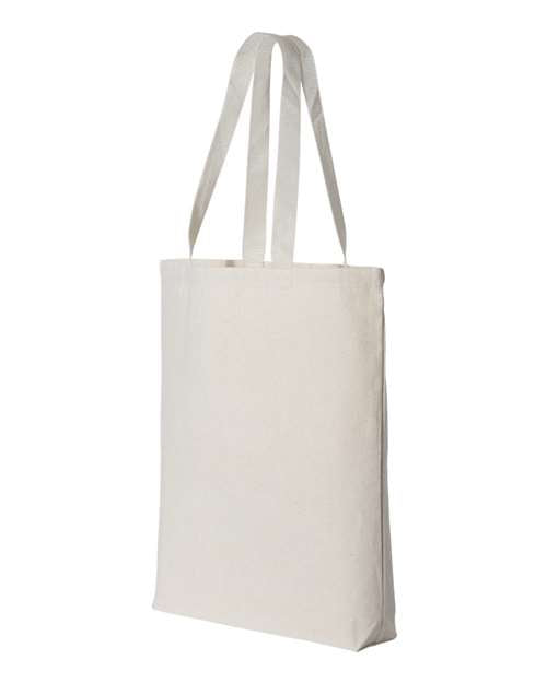 Q-Tees - 11L Canvas Tote with Contrast-Color Handles - Q4400