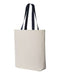 Q-Tees - 11L Canvas Tote with Contrast-Color Handles - Q4400