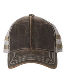 Outdoor Cap - Frayed Camo Stripes Mesh-Back Cap - HPC400M