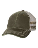 Outdoor Cap - Frayed Camo Stripes Mesh-Back Cap - HPC400M