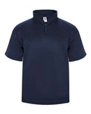 Badger - Poly Fleece Short Sleeve Quarter-Zip Pullover - 1482