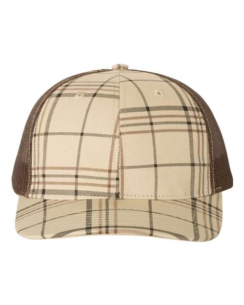 Richardson - Patterned Snapback Trucker Cap - 112P