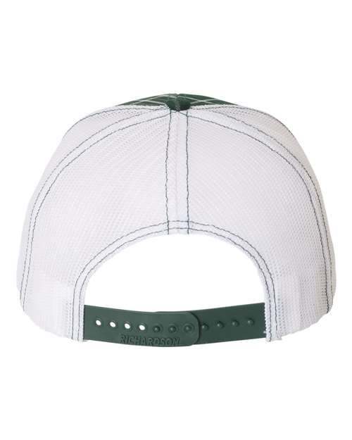 Richardson - Patterned Snapback Trucker Cap - 112P