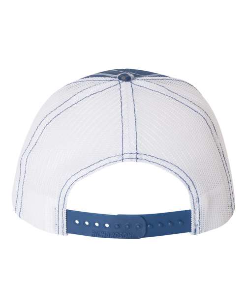 Richardson - Patterned Snapback Trucker Cap - 112P