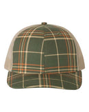 Richardson - Patterned Snapback Trucker Cap - 112P