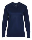 Badger - Ultimate SoftLock™ Women's V-Neck Long Sleeve T-Shirt - 4064