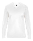 Badger - Ultimate SoftLock™ Women's V-Neck Long Sleeve T-Shirt - 4064