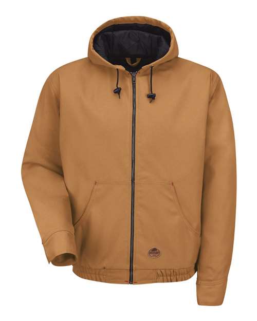 Red Kap - Blended Duck Zip-Front Hooded Jacket - JD20