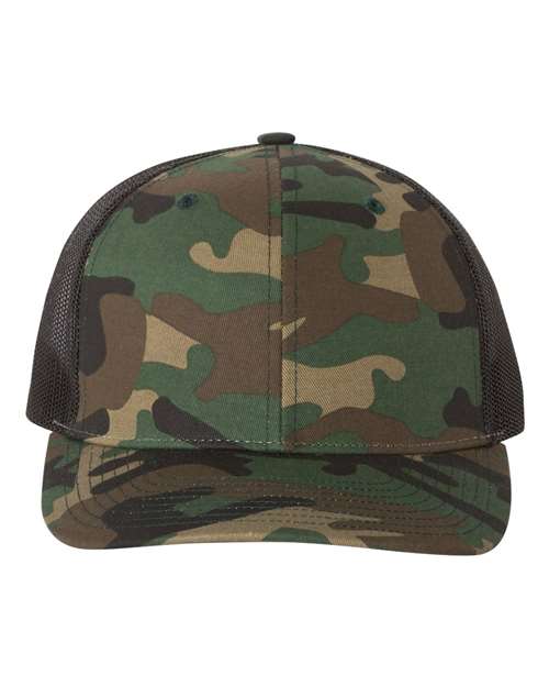 Richardson - Patterned Snapback Trucker Cap - 112P