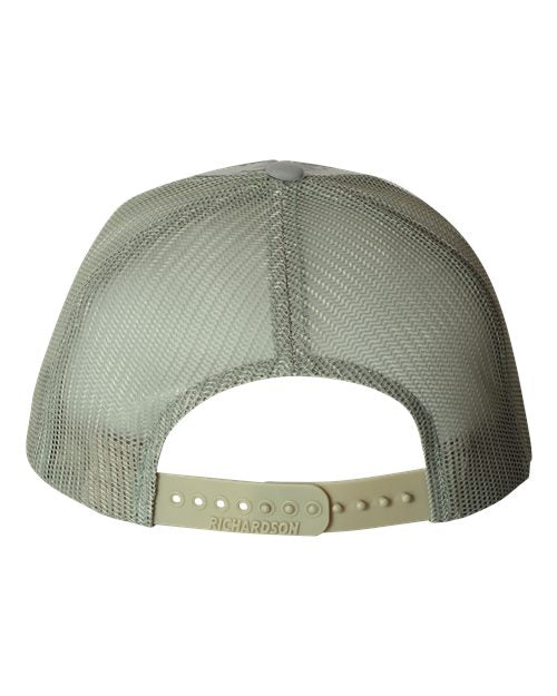 Richardson - Patterned Snapback Trucker Cap - 112P