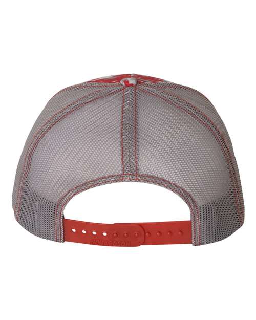 Richardson - Patterned Snapback Trucker Cap - 112P