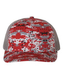 Richardson - Patterned Snapback Trucker Cap - 112P