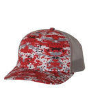 Richardson - Patterned Snapback Trucker Cap - 112P