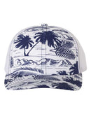 Richardson - Patterned Snapback Trucker Cap - 112P