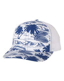 Richardson - Patterned Snapback Trucker Cap - 112P