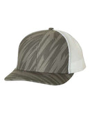 Richardson - Patterned Snapback Trucker Cap - 112P