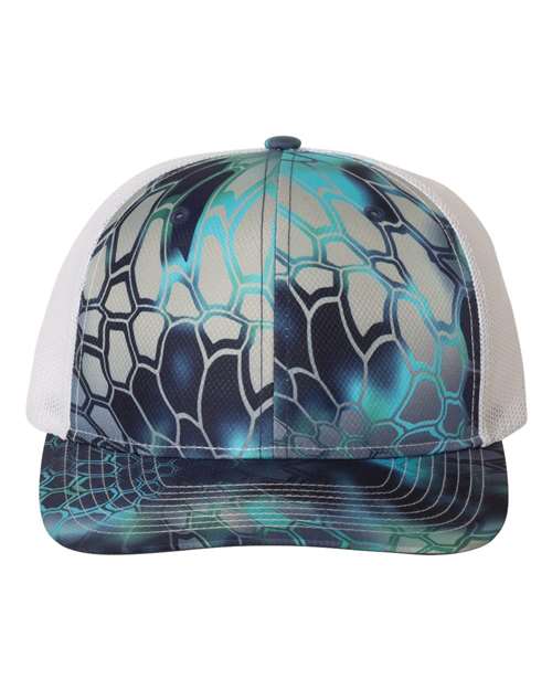 Richardson - Patterned Snapback Trucker Cap - 112P